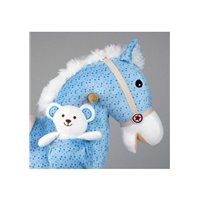 Koń na biegunach z melodią Milly Mally Pony niebieski